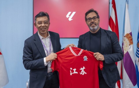 江苏省体育代表团到访西甲联盟