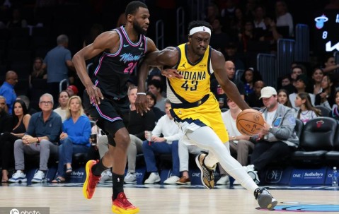 西卡33+7维金斯28+6 鲍威尔23分热火送步行者八连败