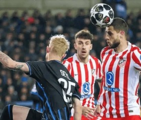 马竞主场稳守晋级 布鲁日客场反击盼逆转