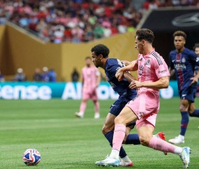 巴黎圣日耳曼4-0完胜迈阿密国际，梅西获全队最高评分74分