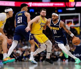 东契奇38+13+10詹姆斯19+9+8 湖人逆转掘金